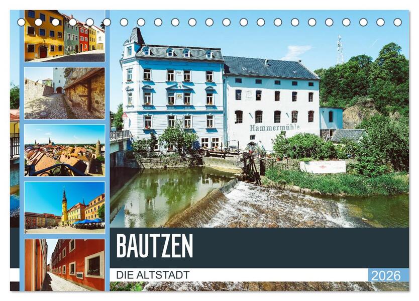 Bautzen Die Altstadt (Tischkalender 2026 DIN A5 quer) CALVENDO Monatskalender