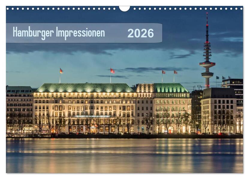 Hamburger Impressionen 2026 (Wandkalender 2026 DIN A3 quer) CALVENDO Monatskalender