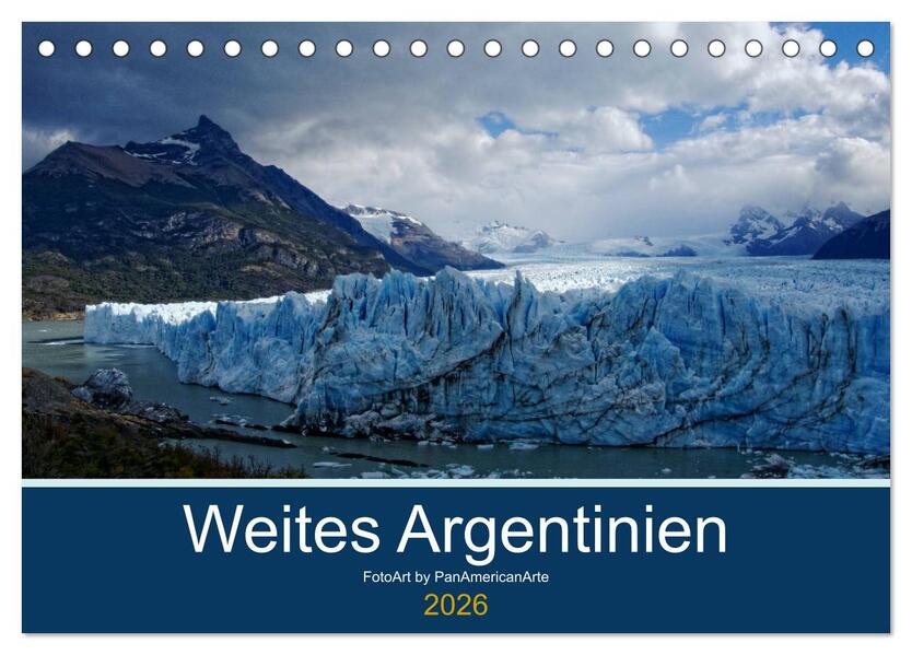 Weites Argentinien (Tischkalender 2026 DIN A5 quer) CALVENDO Monatskalender