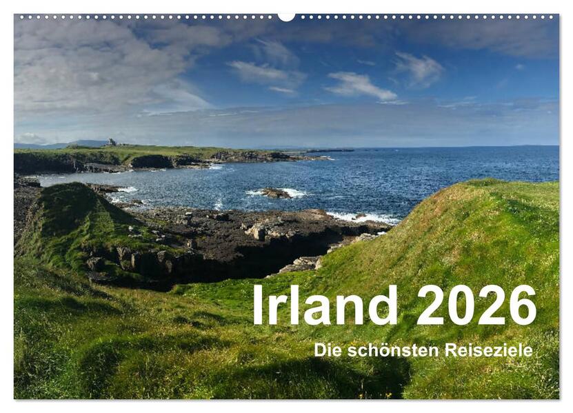 Irland 2026 - Die schönsten Reiseziele (Wandkalender 2026 DIN A2 quer) CALVENDO Monatskalender