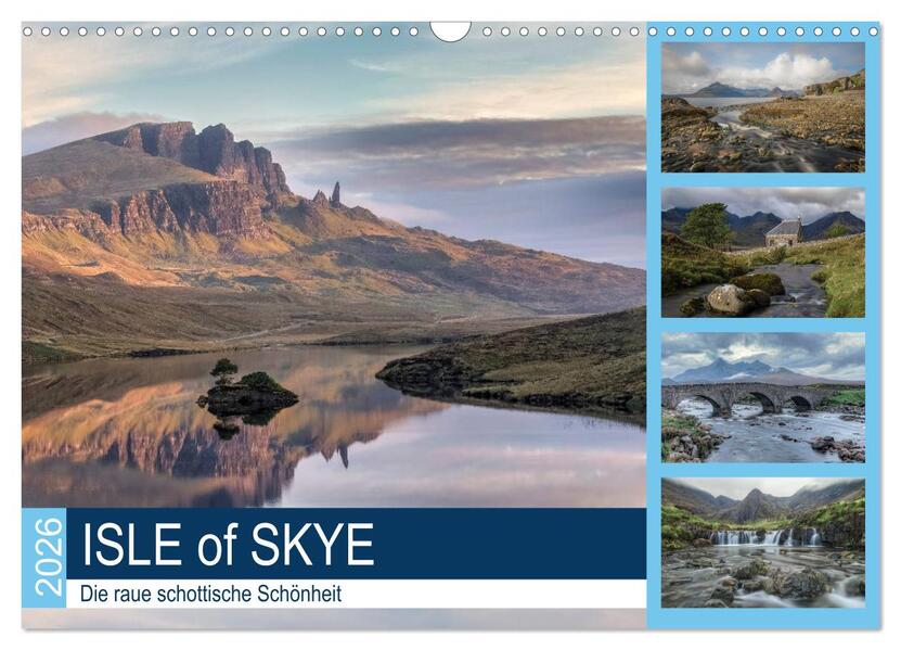 Isle of Skye die raue schottische Schönheit (Wandkalender 2026 DIN A3 quer) CALVENDO Monatskalender