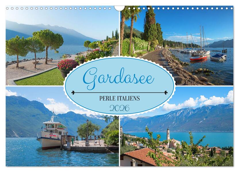 Gardasee - Perle Italiens (Wandkalender 2026 DIN A3 quer) CALVENDO Monatskalender