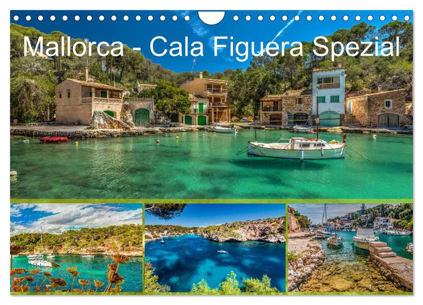 Mallorca - Cala Figuera Spezial (Wandkalender 2026 DIN A4 quer) CALVENDO Monatskalender