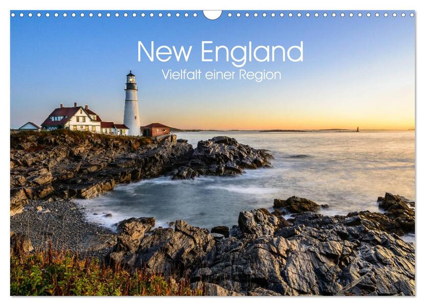 New England - Vielfalt einer Region (Wandkalender 2026 DIN A3 quer) CALVENDO Monatskalender