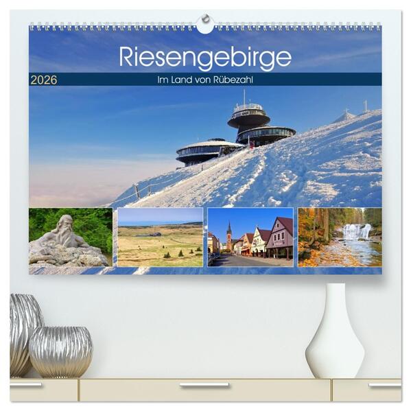 Riesengebirge - Im Land von Rübezahl (hochwertiger Premium Wandkalender 2026 DIN A2 quer) Kunstdruck in Hochglanz