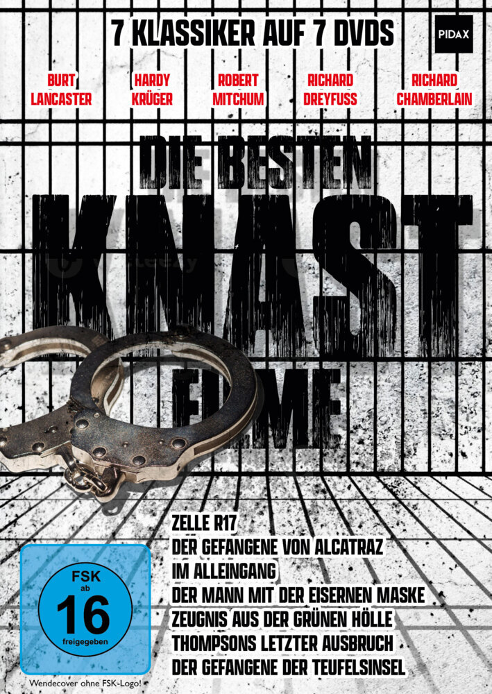 Die besten Knastfilme - 7 Klassiker des Gefängnisfilms7 DVD