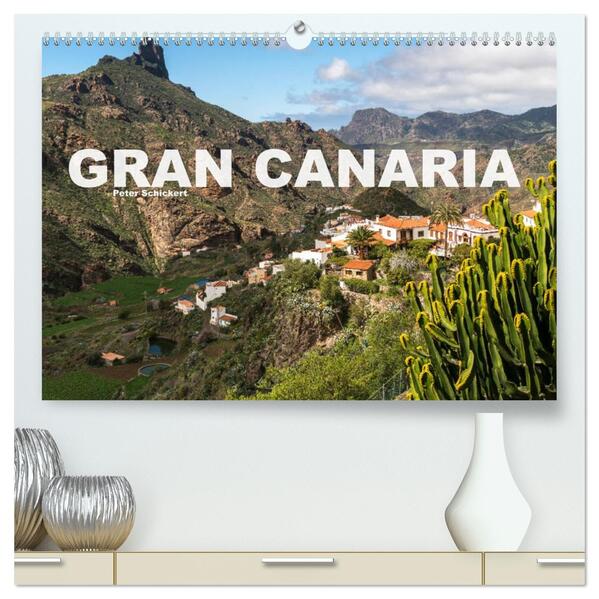 Gran Canaria (hochwertiger Premium Wandkalender 2026 DIN A2 quer) Kunstdruck in Hochglanz
