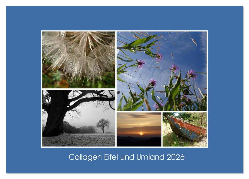 Collagen aus Eifel und Umland 2026 (Wandkalender 2026 DIN A4 quer) CALVENDO Monatskalender
