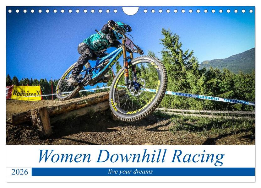 Women Downhill Racing (Wandkalender 2026 DIN A4 quer) CALVENDO Monatskalender