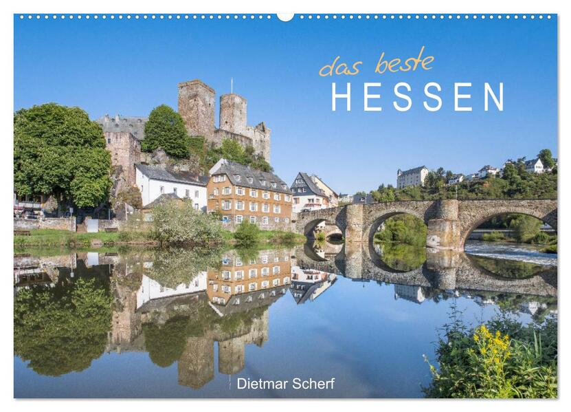 Das beste Hessen (Wandkalender 2026 DIN A2 quer) CALVENDO Monatskalender