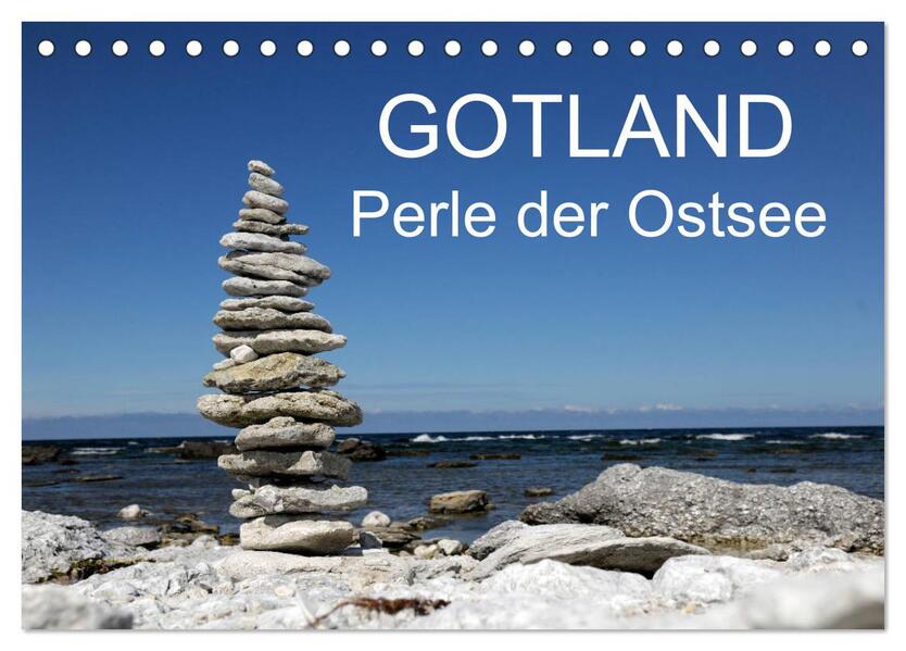 Gotland - Perle der Ostsee (Tischkalender 2026 DIN A5 quer) CALVENDO Monatskalender
