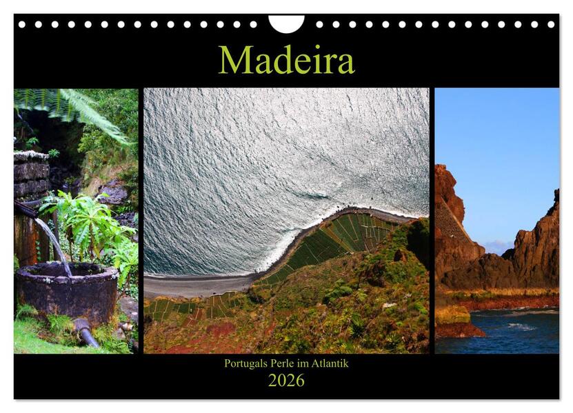 Madeira - Portugals Perle im Atlantik (Wandkalender 2026 DIN A4 quer) CALVENDO Monatskalender