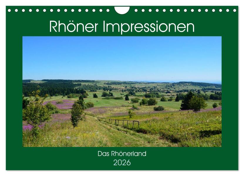 Rhöner Impressionen (Wandkalender 2026 DIN A4 quer) CALVENDO Monatskalender