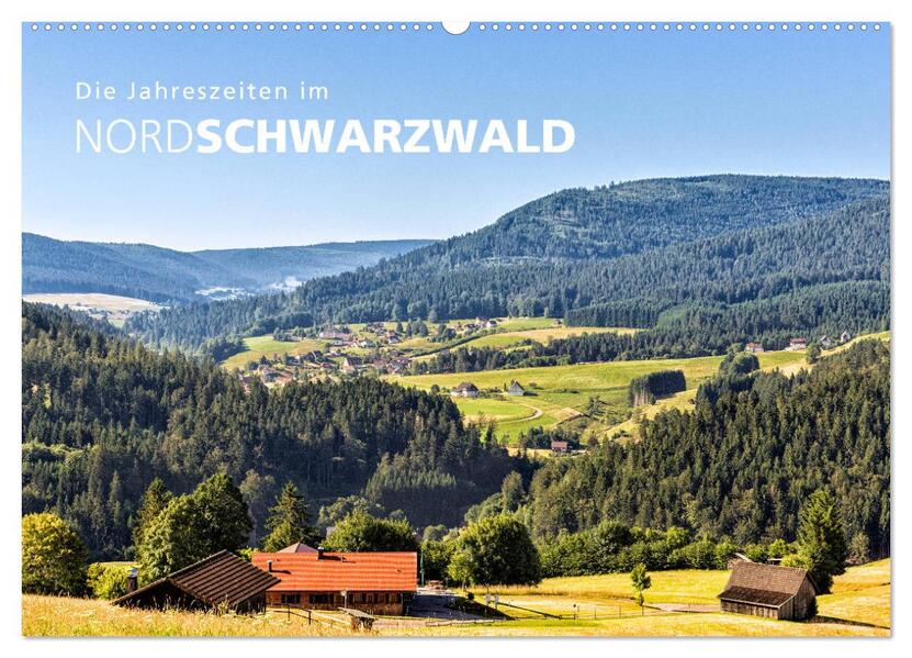 Die Jahreszeiten im Nordschwarzwald (Wandkalender 2026 DIN A2 quer) CALVENDO Monatskalender