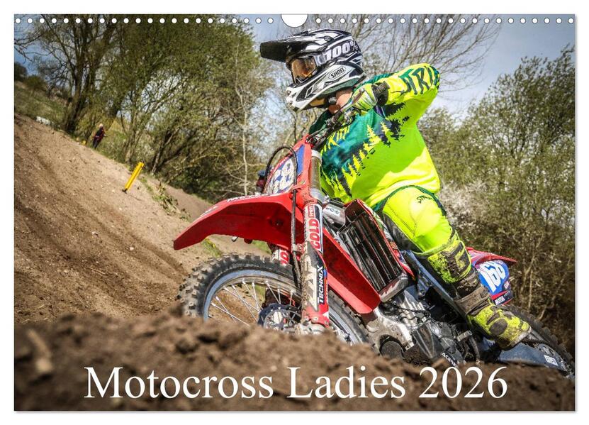 Motocross Ladies 2026 (Wandkalender 2026 DIN A3 quer) CALVENDO Monatskalender