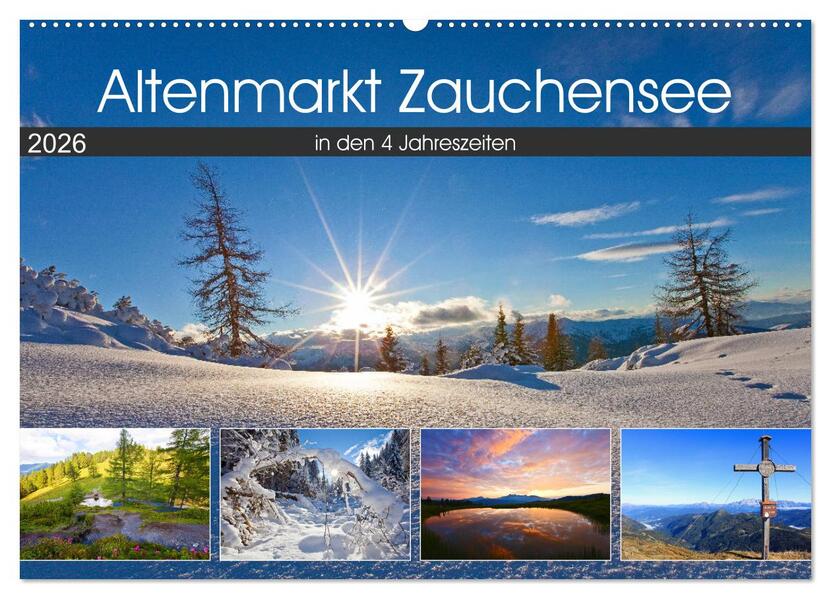 Altenmarkt Zauchensee (Wandkalender 2026 DIN A2 quer) CALVENDO Monatskalender