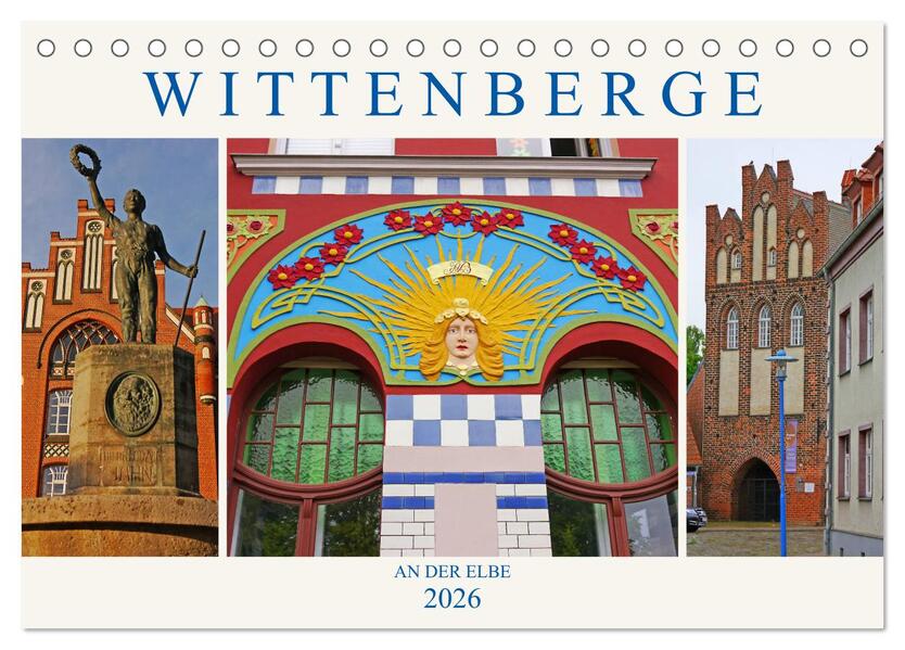 Wittenberge an der Elbe (Tischkalender 2026 DIN A5 quer) CALVENDO Monatskalender