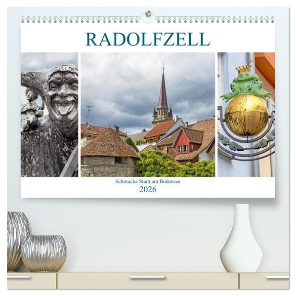 Radolfzell - schmucke Stadt am Bodensee (hochwertiger Premium Wandkalender 2026 DIN A2 quer) Kunstdruck in Hochglanz