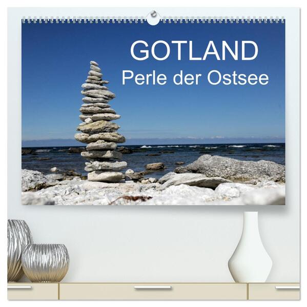 Gotland - Perle der Ostsee (hochwertiger Premium Wandkalender 2026 DIN A2 quer) Kunstdruck in Hochglanz