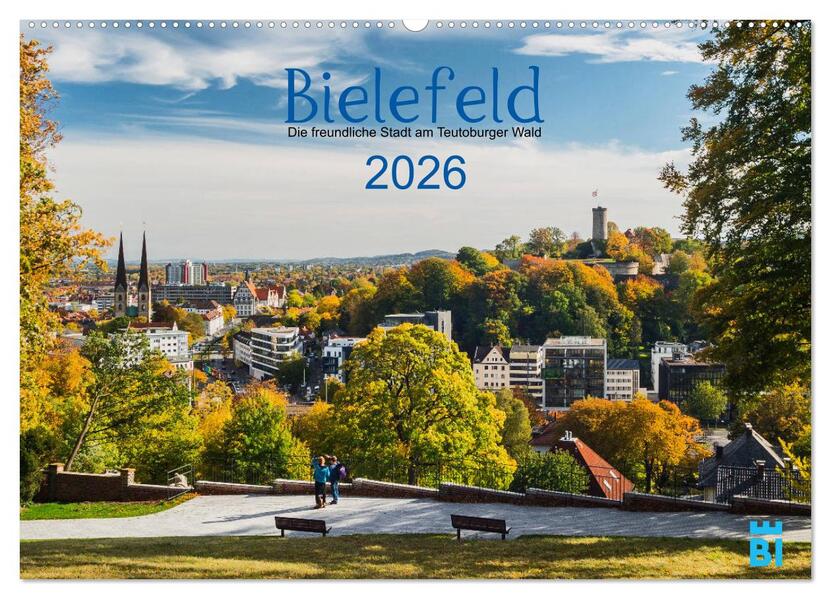 Bielefeld - Die freundliche Stadt am Teutoburger Wald (Wandkalender 2026 DIN A2 quer) CALVENDO Monatskalender
