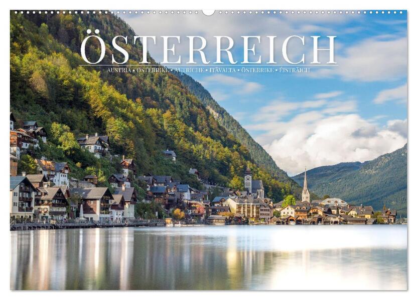 Alpenland Österreich (Wandkalender 2026 DIN A2 quer) CALVENDO Monatskalender