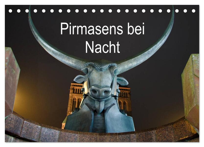 Pirmasens bei Nacht (Tischkalender 2026 DIN A5 quer) CALVENDO Monatskalender