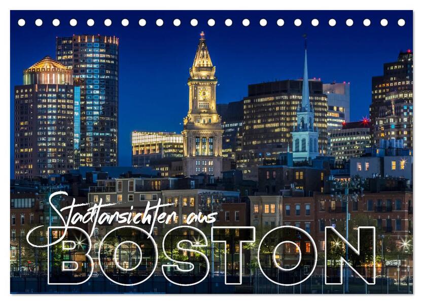 Stadtansichten aus Boston (Tischkalender 2026 DIN A5 quer) CALVENDO Monatskalender