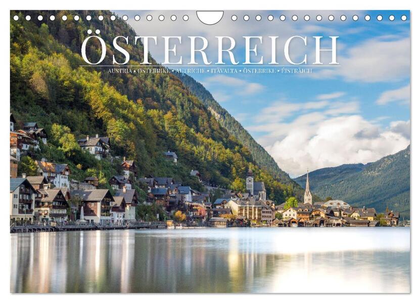 Alpenland Österreich (Wandkalender 2026 DIN A4 quer) CALVENDO Monatskalender