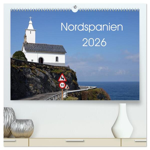 Nordspanien (hochwertiger Premium Wandkalender 2026 DIN A2 quer) Kunstdruck in Hochglanz