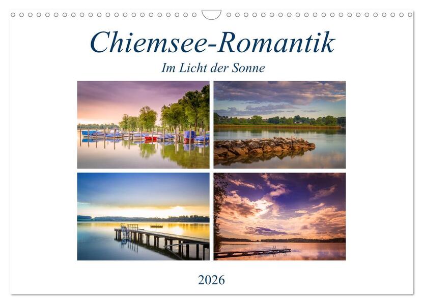 Chiemsee-Romantik (Wandkalender 2026 DIN A3 quer) CALVENDO Monatskalender
