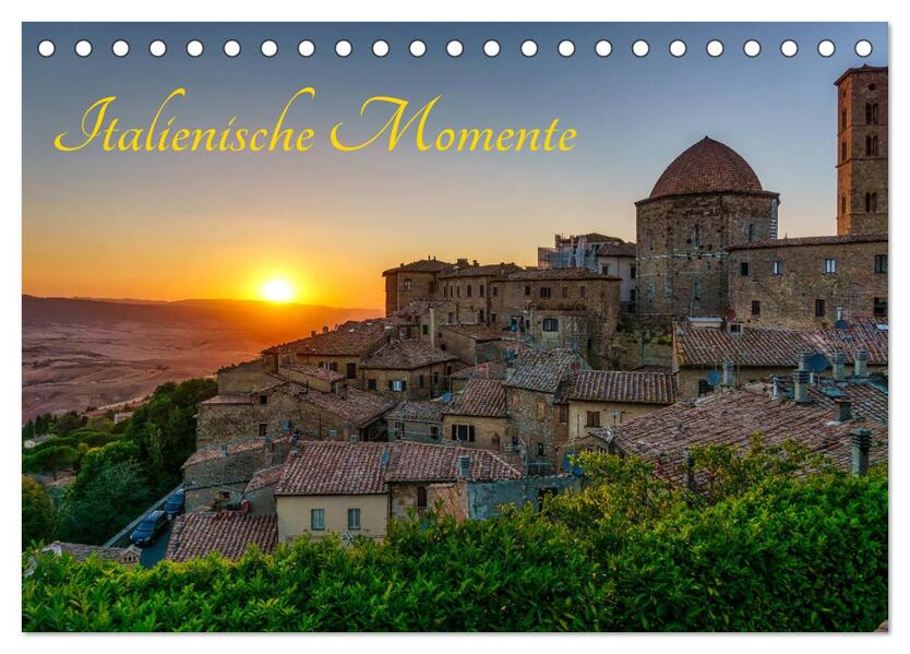 Italienische Momente (Tischkalender 2026 DIN A5 quer) CALVENDO Monatskalender