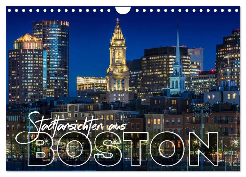 Stadtansichten aus Boston (Wandkalender 2026 DIN A4 quer) CALVENDO Monatskalender
