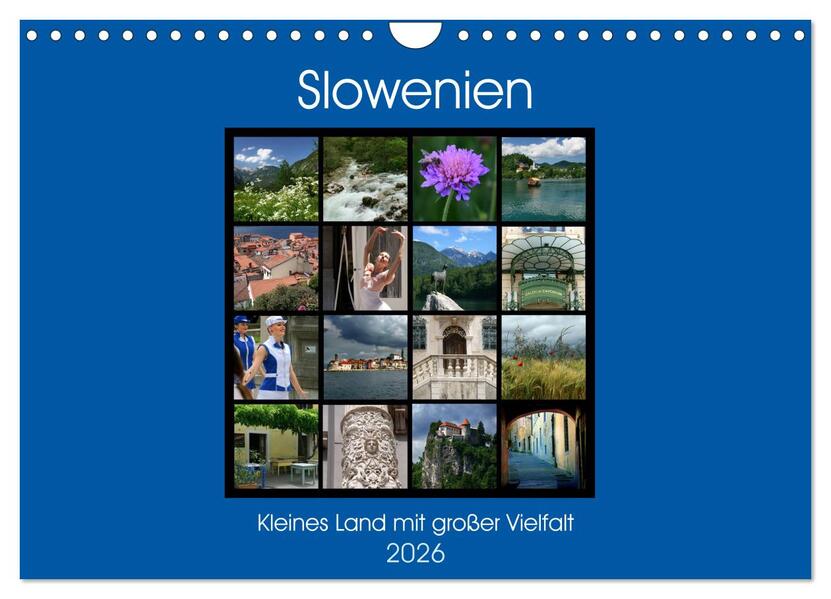 Slowenien (Wandkalender 2026 DIN A4 quer) CALVENDO Monatskalender