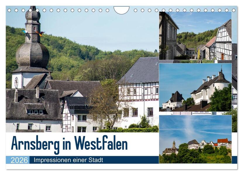 Arnsberg in Westfalen (Wandkalender 2026 DIN A4 quer) CALVENDO Monatskalender