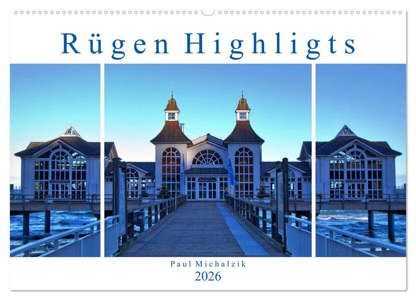 Rügen Highlights (Wandkalender 2026 DIN A2 quer) CALVENDO Monatskalender