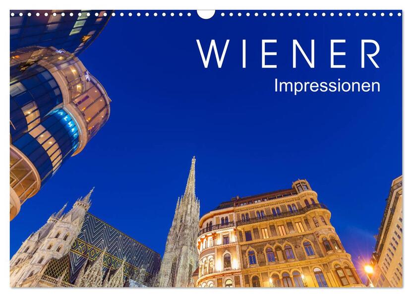 W I E N E R Impressionen (Wandkalender 2026 DIN A3 quer) CALVENDO Monatskalender