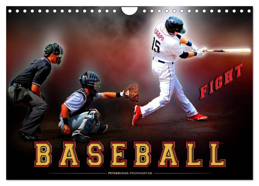 Baseball - Fight (Wandkalender 2026 DIN A4 quer) CALVENDO Monatskalender