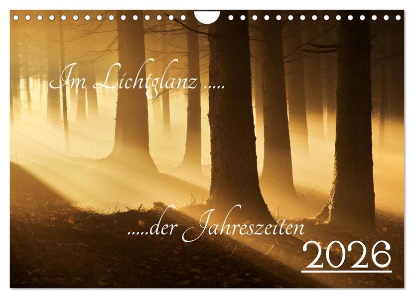 Im Lichtglanz der Jahreszeiten (Wandkalender 2026 DIN A4 quer) CALVENDO Monatskalender