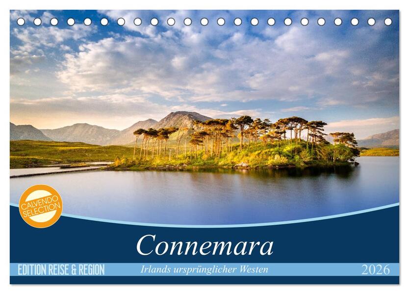 Connemara - Irlands ursprünglicher Westen (Tischkalender 2026 DIN A5 quer) CALVENDO Monatskalender