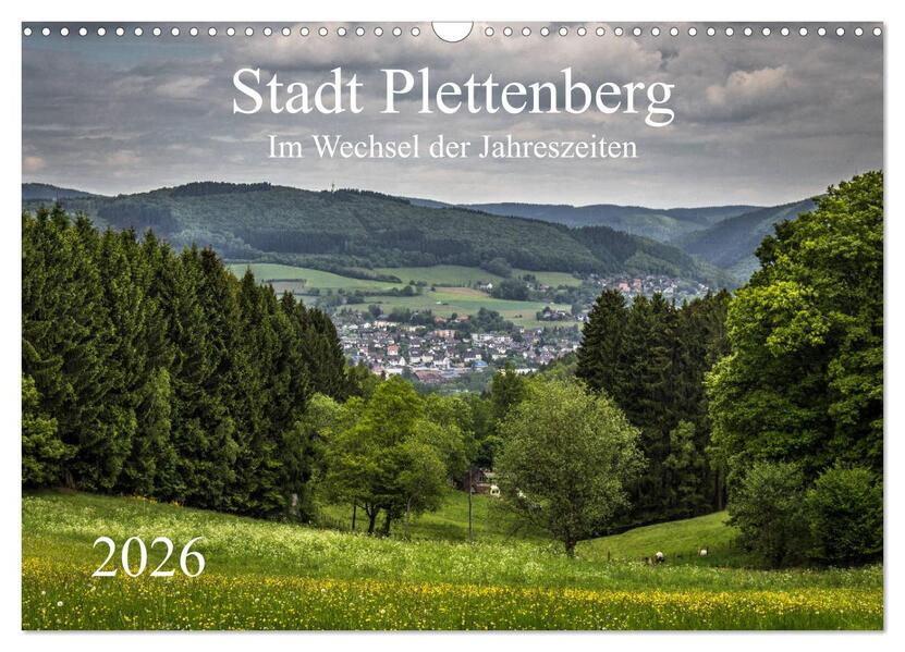 Stadt Plettenberg (Wandkalender 2026 DIN A3 quer) CALVENDO Monatskalender