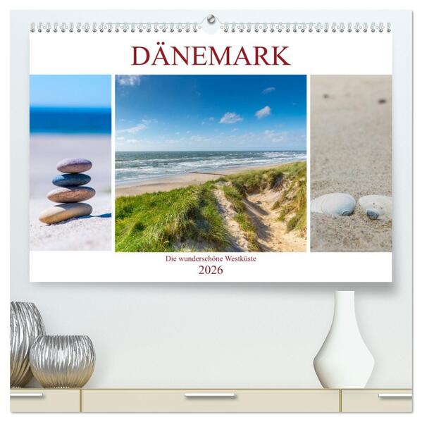 Dänemark - Die wunderschöne Westküste (hochwertiger Premium Wandkalender 2026 DIN A2 quer) Kunstdruck in Hochglanz