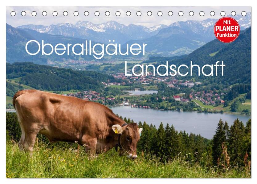 Oberallgäuer Landschaft (Tischkalender 2026 DIN A5 quer) CALVENDO Monatskalender