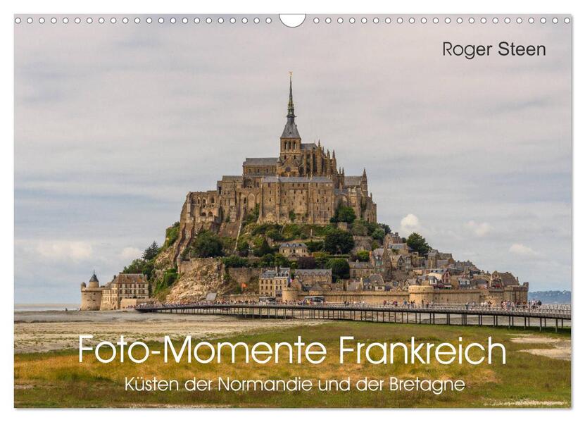 Küsten der Normandie und der Bretagne (Wandkalender 2026 DIN A3 quer) CALVENDO Monatskalender