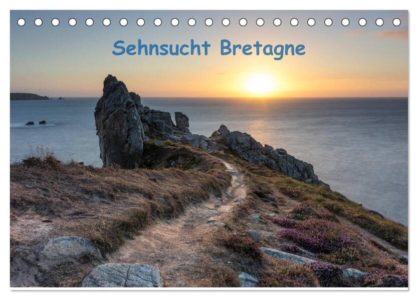 Sehnsucht Bretagne (Tischkalender 2026 DIN A5 quer) CALVENDO Monatskalender