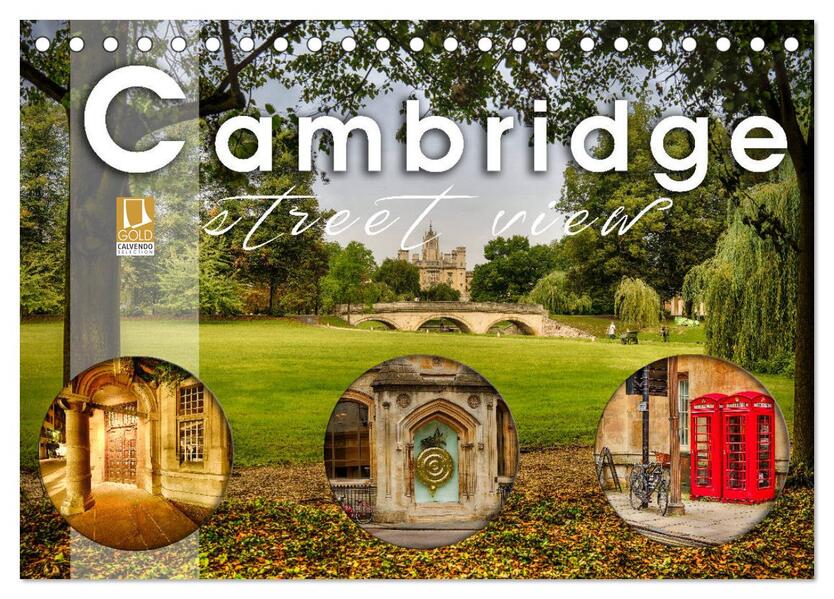 Cambridge street view (Tischkalender 2026 DIN A5 quer) CALVENDO Monatskalender