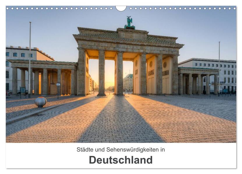 Städte und Sehenswürdigkeiten in Deutschland (Wandkalender 2026 DIN A3 quer) CALVENDO Monatskalender