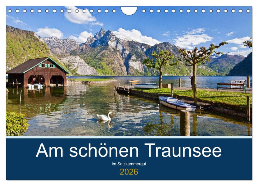 Am schönen Traunsee im Salzkammergut (Wandkalender 2026 DIN A4 quer) CALVENDO Monatskalender