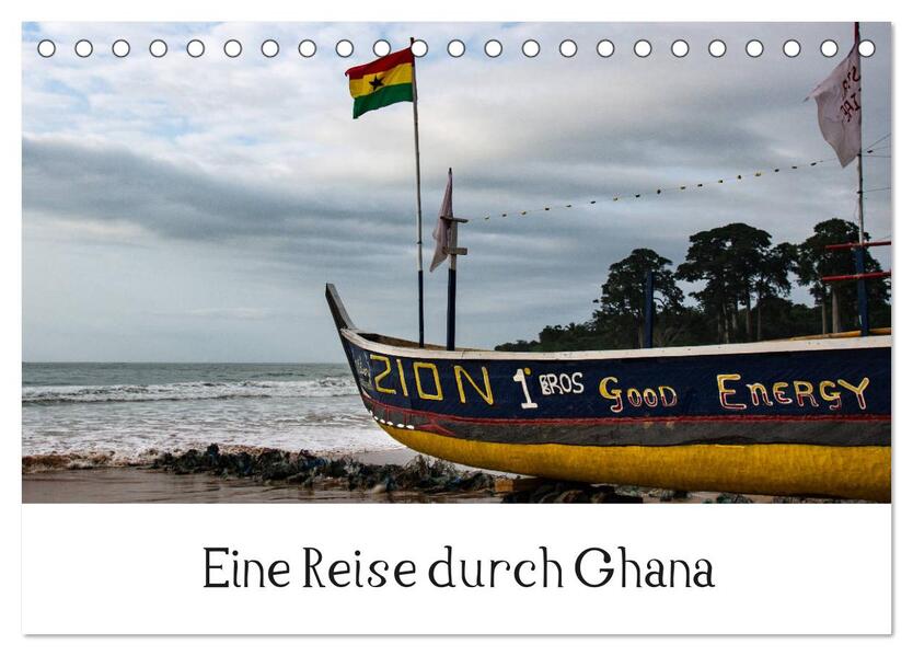 Eine Reise durch Ghana (Tischkalender 2026 DIN A5 quer) CALVENDO Monatskalender
