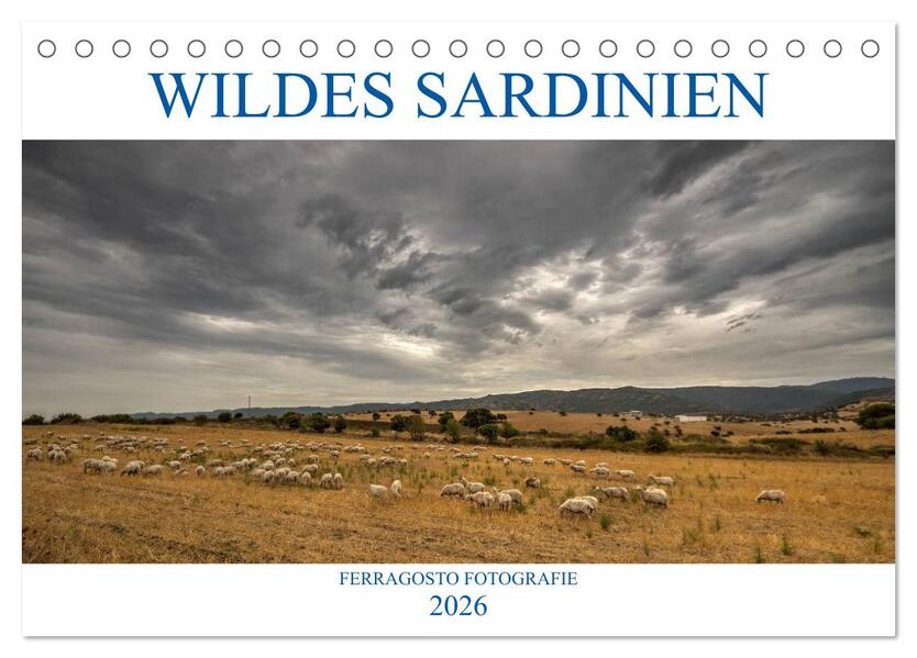 Wildes Sardinien 2026 (Tischkalender 2026 DIN A5 quer) CALVENDO Monatskalender