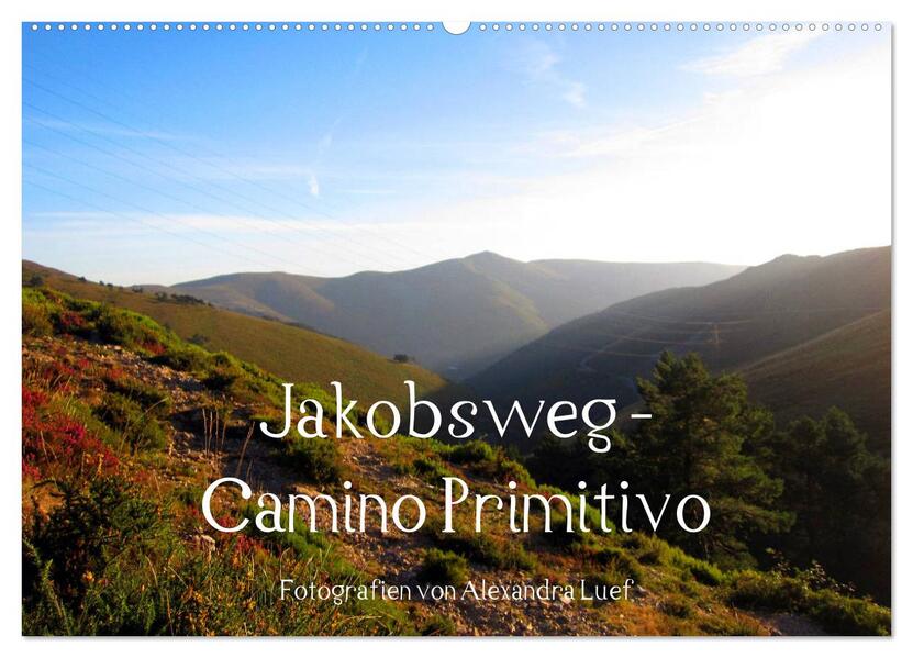 Jakobsweg - Camino Primitivo (Wandkalender 2026 DIN A2 quer) CALVENDO Monatskalender